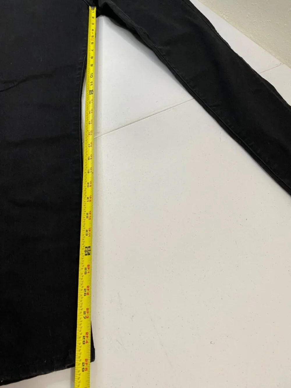 Levis 720 High Rise Super Skinny Jeans Womens 33x30 Black Stretch Denim - Picture 7 of 11